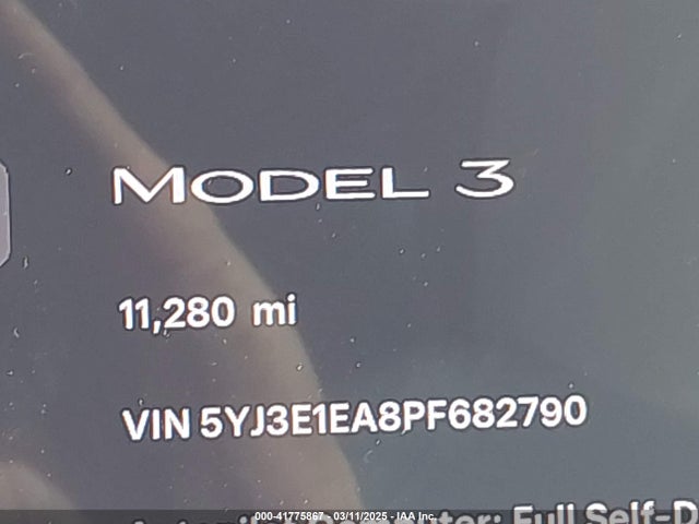 Tesla Model 3 Rear-wheel Drive 2023 5YJ3E1EA8PF682790 Image 15