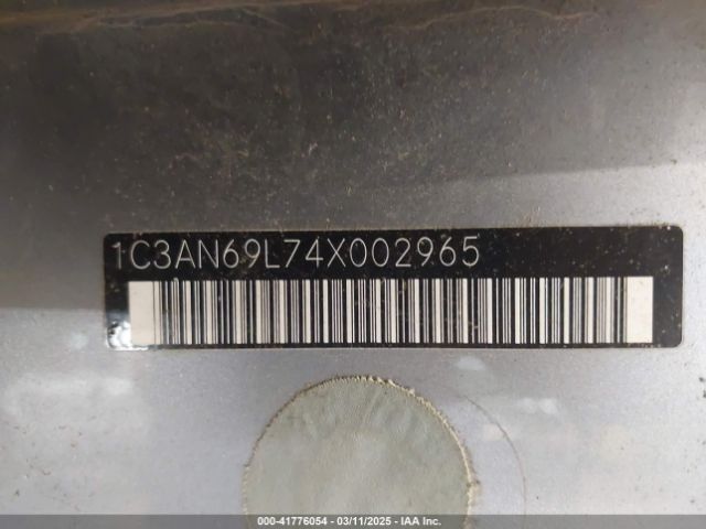 2004 CHRYSLER CROSSFIRE 1C3AN69L74X002965 Photo 8