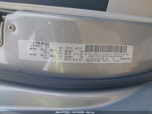 2C4RC1BG7JR101736 Chrysler Pacifica Touring L