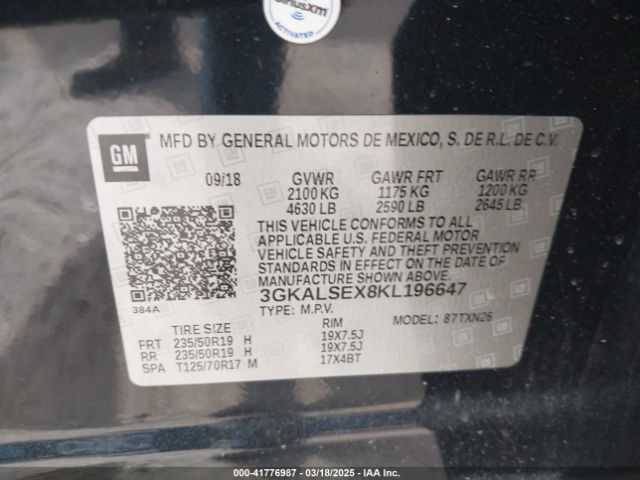 3GKALSEX8KL196647 GMC Terrain Denali
