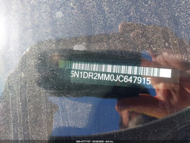 5N1DR2MM0JC647915 Nissan Pathfinder Sv
