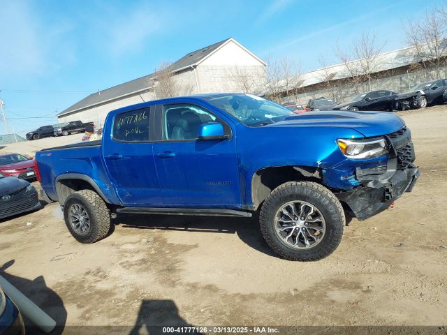 1GCGTEEN2N1123310 Chevrolet Colorado 4wd  Short Box Zr2
