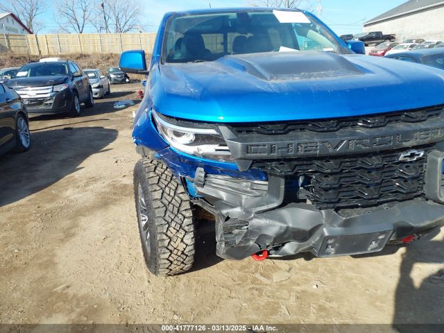 1GCGTEEN2N1123310 Chevrolet Colorado 4wd  Short Box Zr2