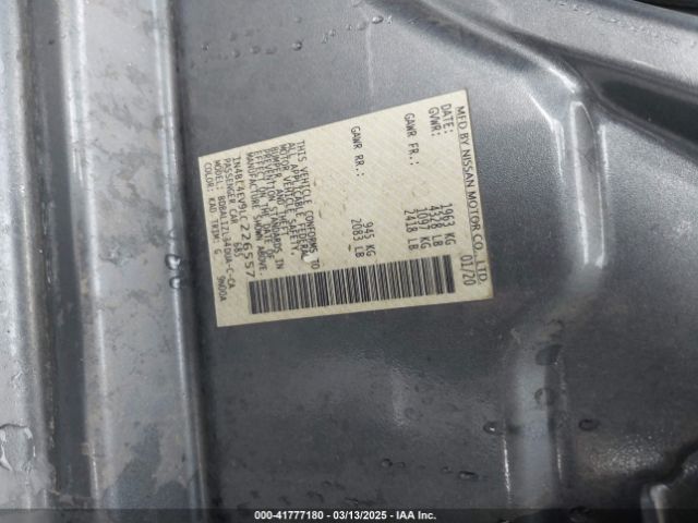 1N4BL4EV9LC226557 Nissan 2020