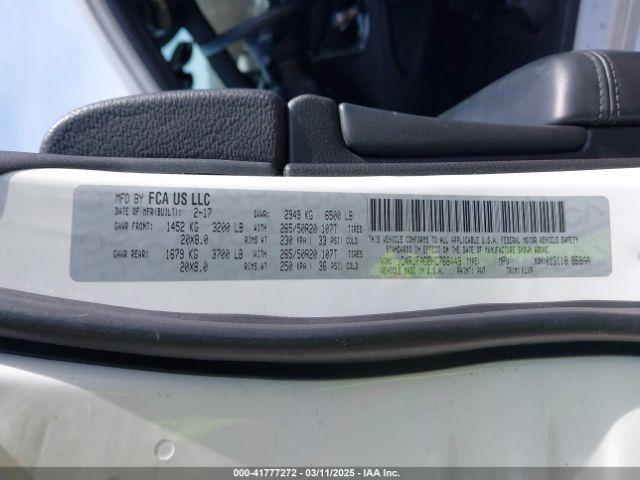 1C4RJFAG8HC768449 Jeep Grand Cherokee Altitude 4x4