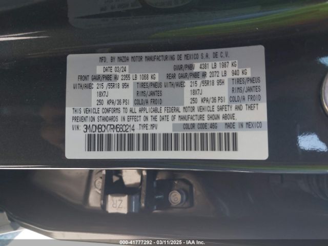 3MVDMBCM7RM680214 Mazda Cx-30 2.5 S Preferred Package