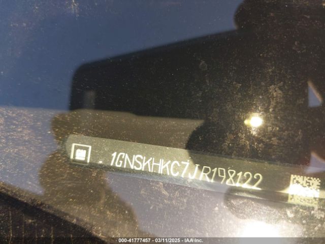 1GNSKHKC7JR198122 Chevrolet Suburban Lt