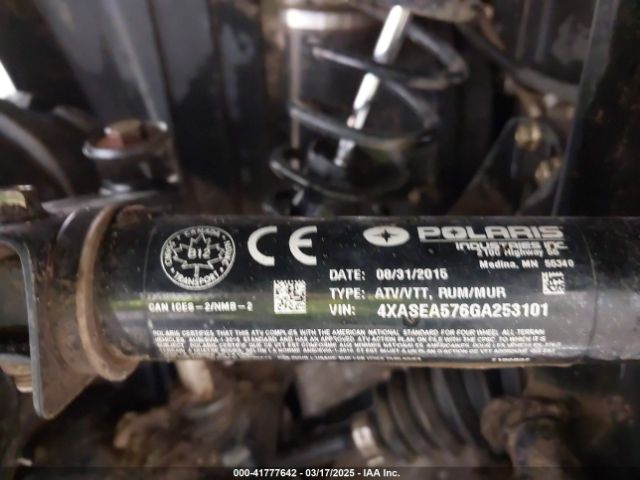 2016 POLARIS SPORTSMAN 4XASEA576GA253101 Photo 9