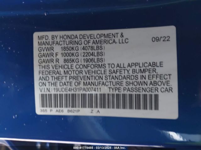 2023 ACURA INTEGRA 19UDE4H31PA007411 Photo 8