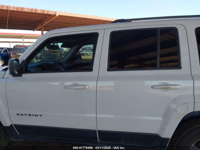 1C4NJPBA8HD201411 Jeep Patriot Sport Se Fwd