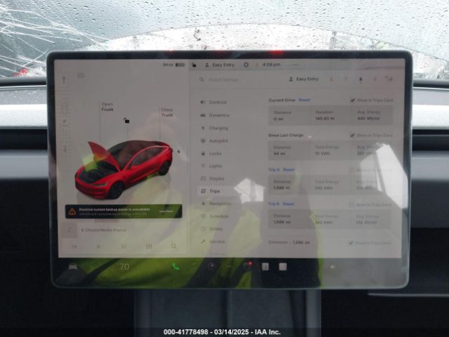 5YJ3E1EA2SF885408 Tesla Model 3 Long Range Rear-wheel Drive