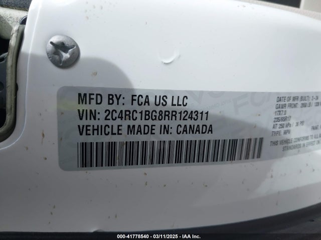 Chrysler Pacifica Touring L 2024 2C4RC1BG8RR124311 Image 9