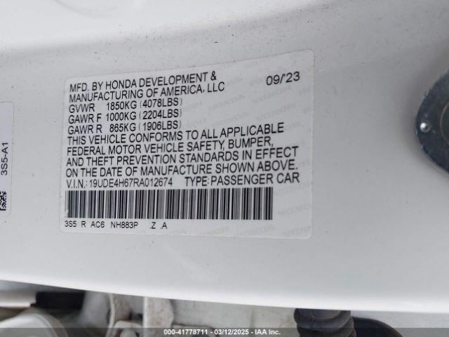 2024 ACURA INTEGRA 19UDE4H67RA012674 Photo 8