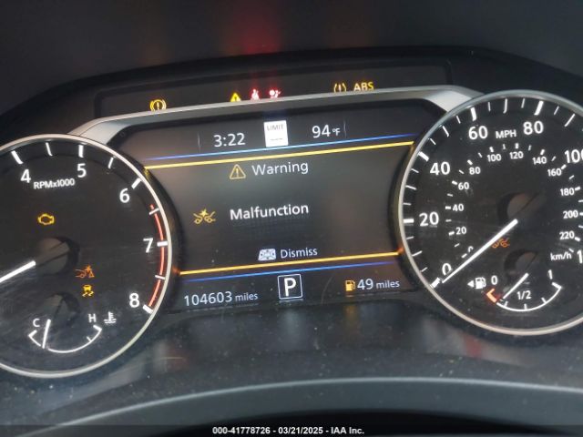 1N4BL4EV2LC135355 Nissan Altima Sl Fwd