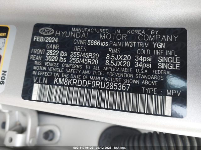 KM8KRDDF0RU285367 Hyundai Ioniq 5 Limited