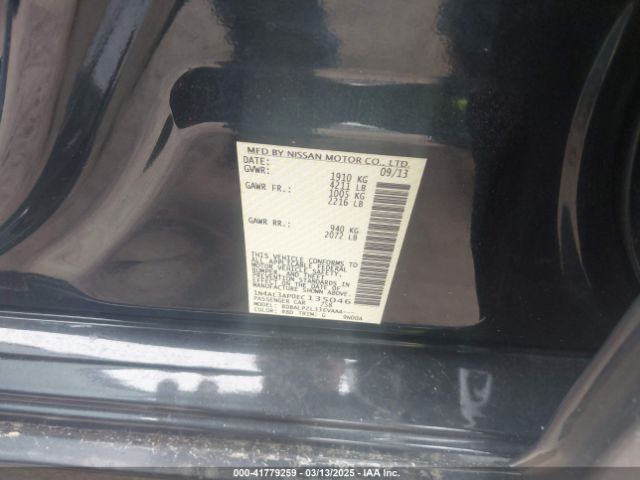 1N4AL3AP0EC135046 Nissan ALTIMA 2.5