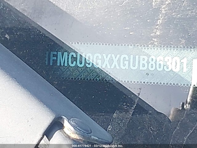 1FMCU9GXXGUB86301 Ford ESCAPE SE