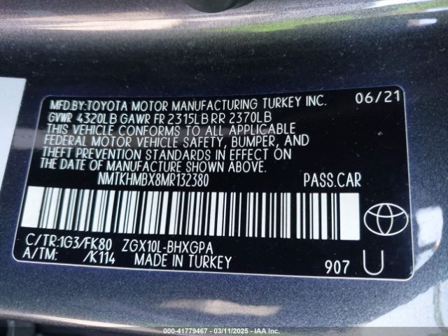 NMTKHMBX8MR132380 Toyota C-HR XLE