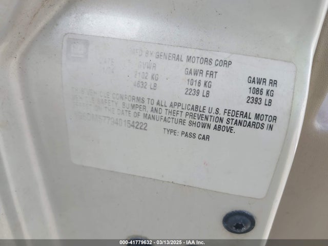 2004 CADILLAC CTS 1G6DM577940154222 Photo 8