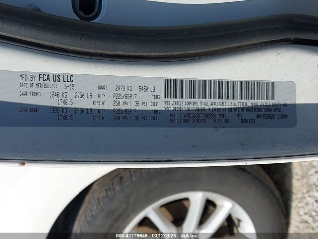 3C4PDCBG3FT708950 Dodge Journey Sxt