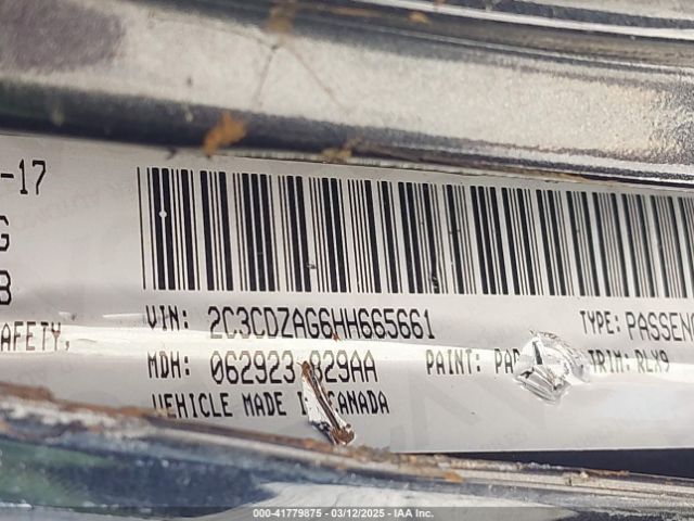 2C3CDZAG6HH665661 Dodge Challenger Sxt Plus