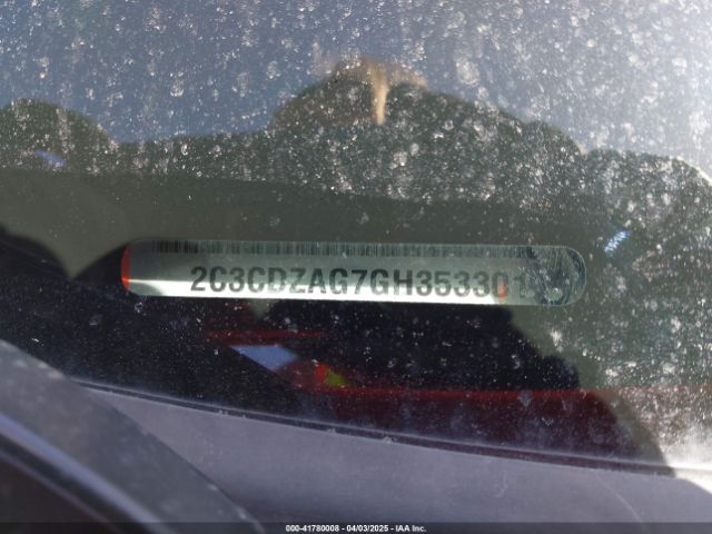 2C3CDZAG7GH353301 Dodge Challenger Sxt Plus