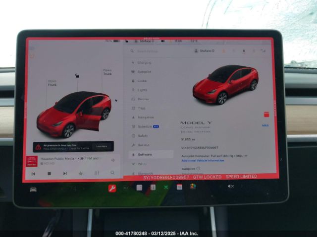 5YJYGDEE9LF009957 Tesla Model Y Long Range Dual Motor All-wheel Drive
