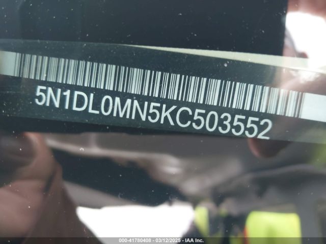 5N1DL0MN5KC503552 Infiniti QX60 LUXE