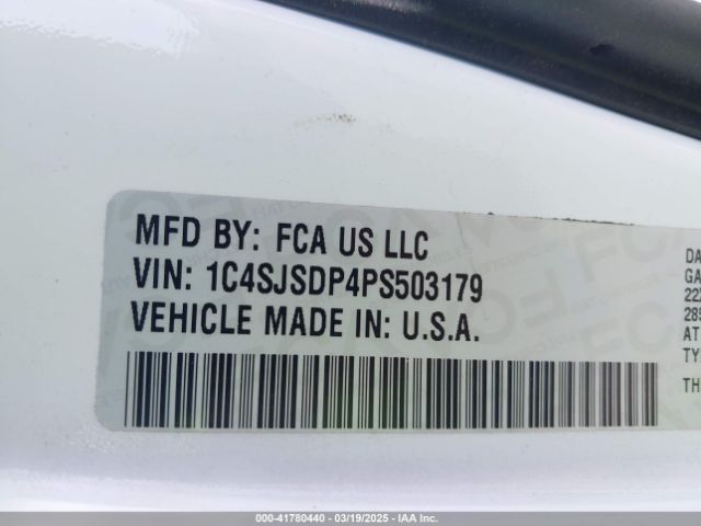 1C4SJSDP4PS503179 Jeep 2023