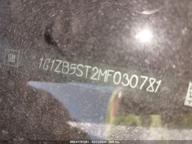 1G1ZB5ST2MF030781 Chevrolet Malibu Fwd Ls