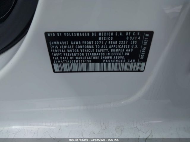 3VW4T7AJ0EM276138 Volkswagen Jetta Gli Edition 30