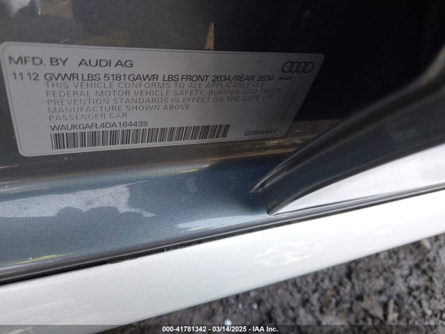 2013 AUDI S4 WAUKGAFL4DA164439 Photo 8