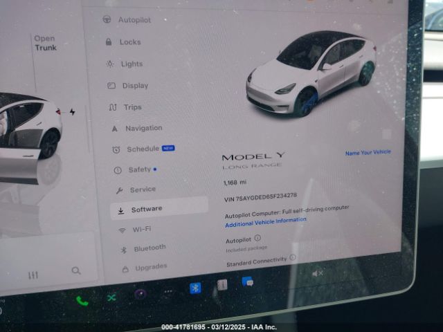 7SAYGDED6SF234278 Tesla Model Y Long Range Dual Motor All-wheel Drive