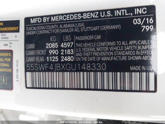 55SWF4JBXGU148330 Mercedes-Benz C 300 Luxury/sport