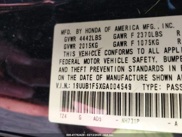 2016 ACURA TLX 19UUB1F5XGA004549 Photo 8