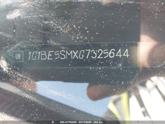 1G1BE5SMXG7325644 Chevrolet Cruze Lt Auto