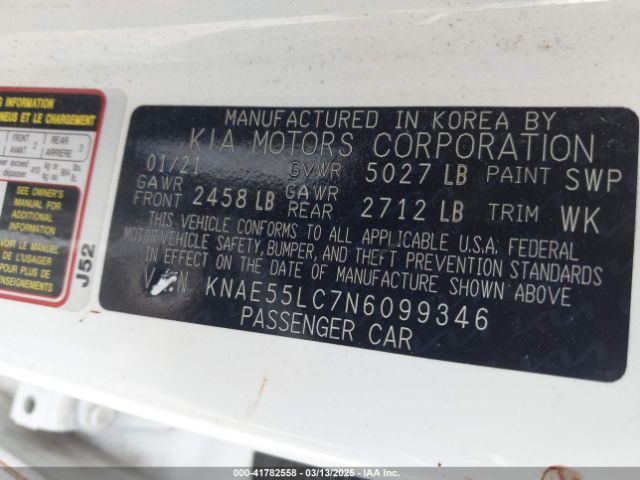 KNAE55LC7N6099346 KIA Stinger Gt2