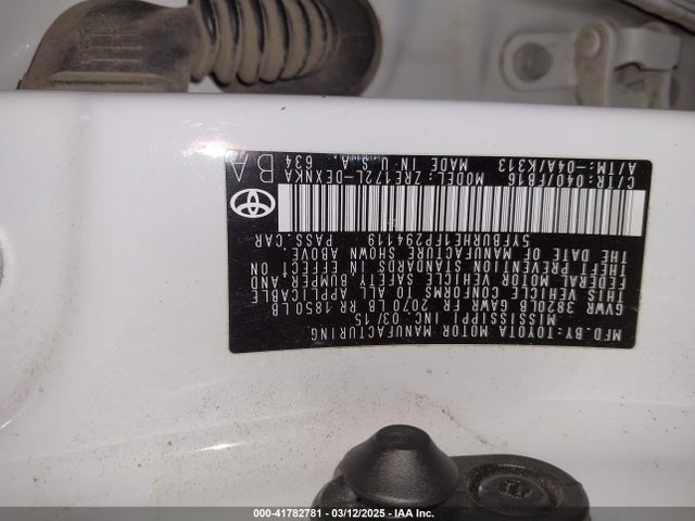 5YFBURHE1FP294119 Toyota Corolla Le Plus