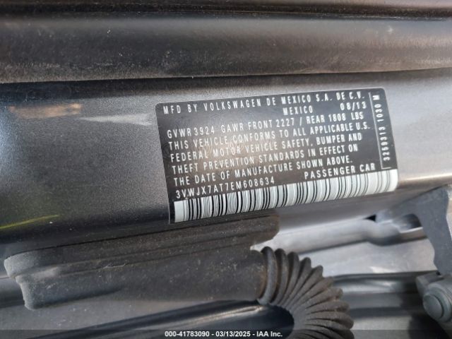 3VWJX7AT7EM608634 Volkswagen Beetle 2.5l