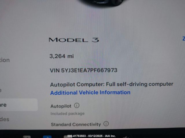 2023 TESLA MODEL 3 5YJ3E1EA7PF667973 Photo 8