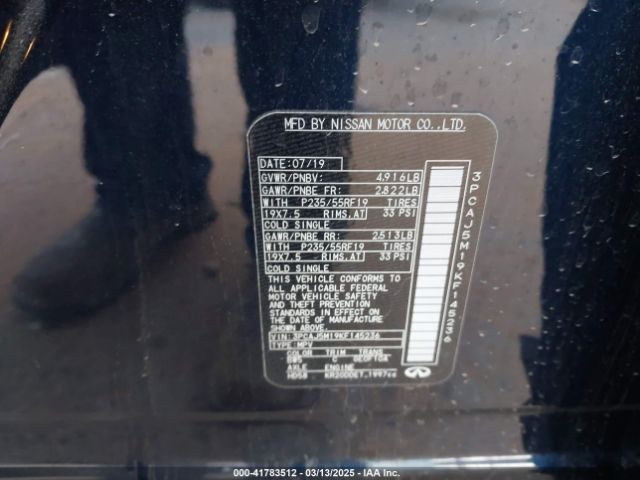 3PCAJ5M19KF145236 Infiniti Qx50 Luxe