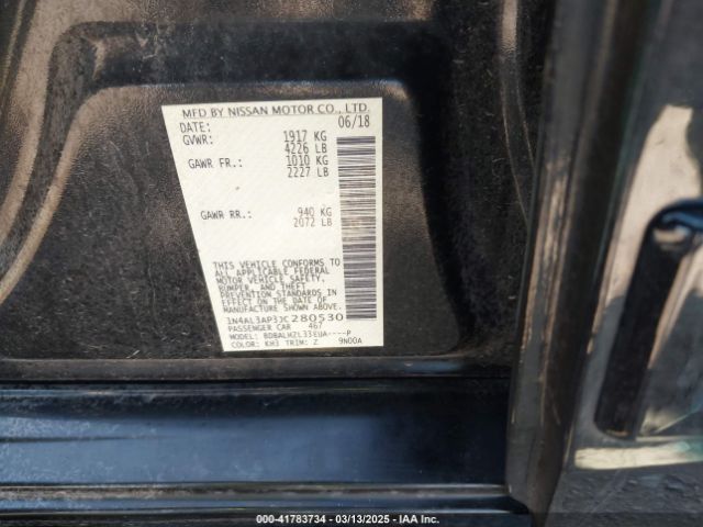 2018 NISSAN ALTIMA 1N4AL3AP3JC280530 Photo 8