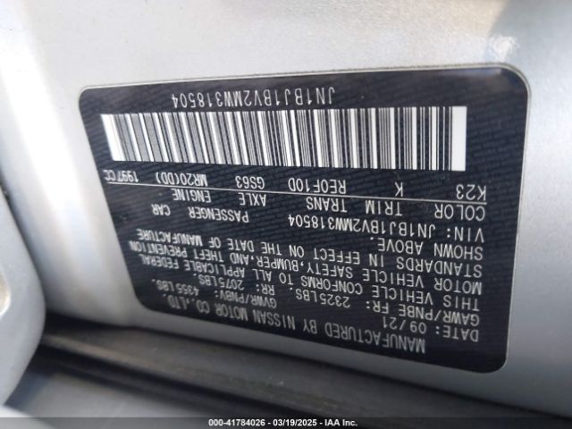 JN1BJ1BV2MW318504 Nissan Rogue Sport Sv Fwd Xtronic Cvt