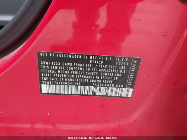 3VWB17AJ4GM341153 Volkswagen Jetta 1.8t Sport
