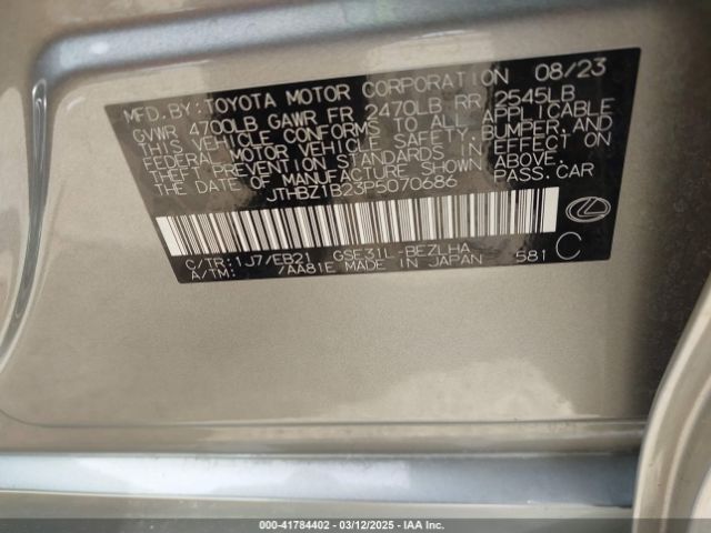 JTHBZ1B23P5070686 Lexus Is 350 F Sport Design