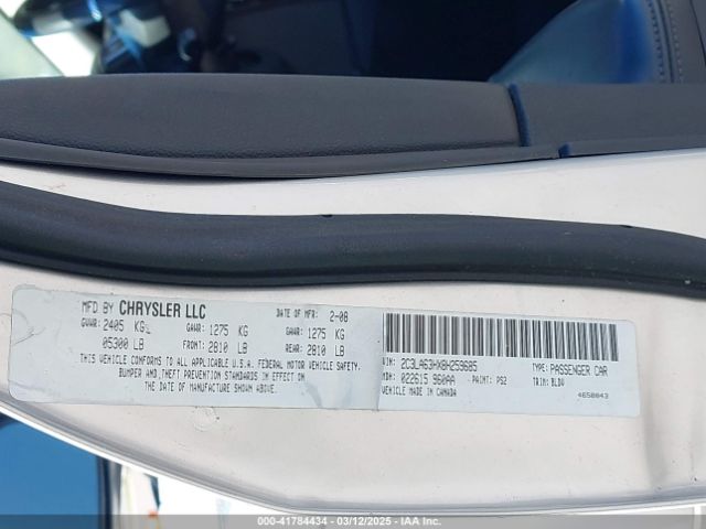 2008 CHRYSLER 300C 2C3LA63HX8H259685 Photo 8