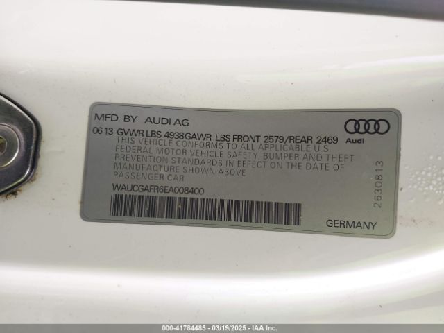 WAUCGAFR6EA008400 Audi S5 3.0t Premium Plus