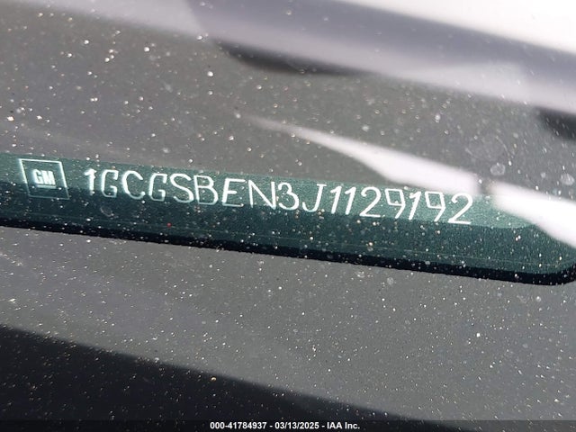 1GCGSBEN3J1129192 Chevrolet Colorado Wt
