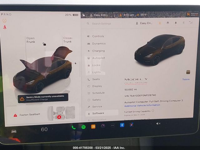 2022 TESLA MODEL Y 7SAYGDEF0NF518740 Photo 6