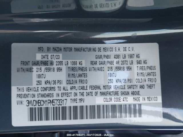 3MVDMBCM1PM573317 Mazda Cx-30 2.5 S Carbon Edition